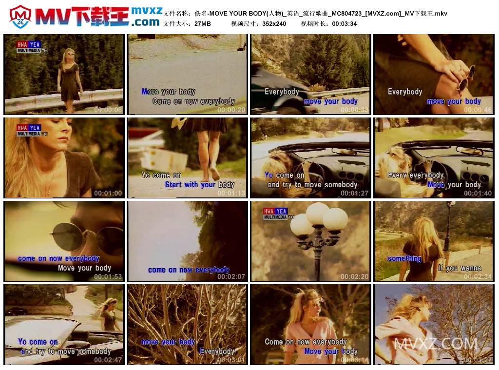 佚名-MOVE YOUR BODY(人物)_英语_流行歌曲_MC804723